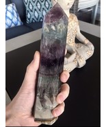 Beautiful Large Fluorite Crystal Tower - $1,392.39 MXN