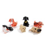 Miniature 1:12 Scale Resin Dog Puppy Pet Figurines Painted Maltese Cavalier - $8.40 CAD