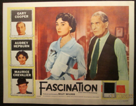 AUDREY HEPBURN: BILLY WILDER:DIR (LOVE IN THE AFTERNOON) ORIG,1957 LOBBY... - $3,703.44 MXN