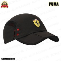 Puma Original Cap Scuderia Ferrari Rct Baseball Cap Sports Cap Unisex Black - £36.67 GBP