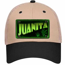 Juanita Novelty Khaki Mesh License Plate Hat - £23.17 GBP