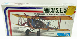 Aurora 1/48 British Airco S.E.5A #755 Vintage 1976 New Sealed - $25.49