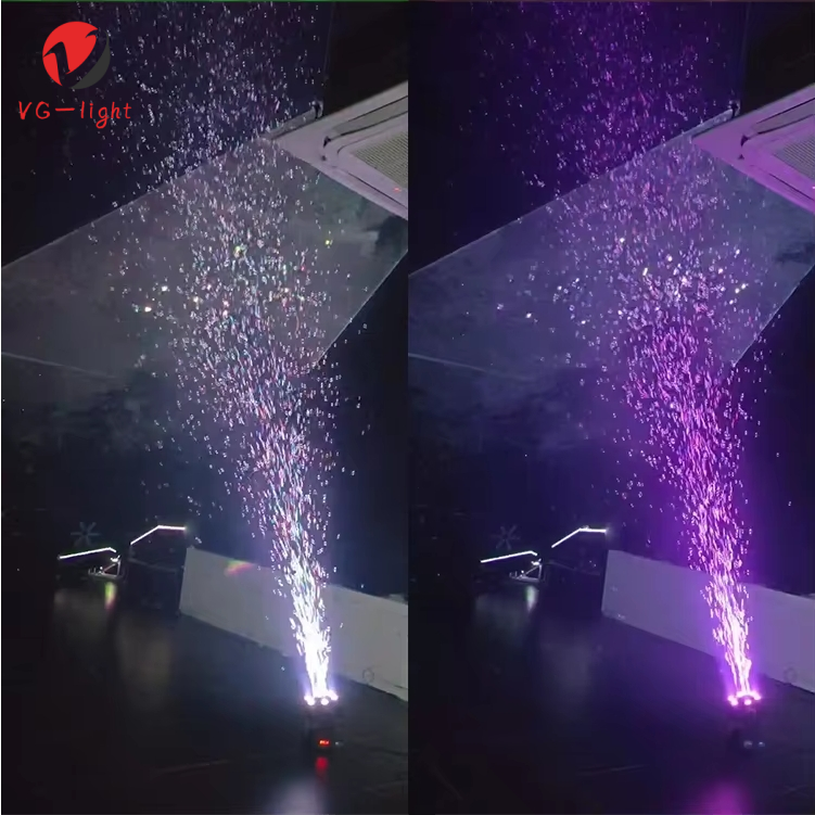 90W LED Bubble Machine DMX Stage Effect Park Wedding Machine WITH LED 6x4w RGBW Item image 7