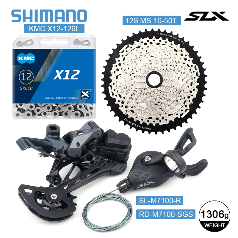 SHIMANO SLX M7100 1x12 Speed Derailleur Groupset MTB Mountain Bike Shifter KMC X - £259.41 GBP