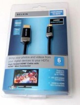 QTY 9 NEW Belkin AV10055-06 HDMI to Mini HDMI Cable Camcorder to HDTV tv... - £14.15 GBP