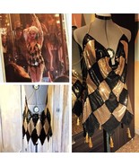 Custom Harley Quinn Nightclub Dress, Harley Quinn Gold Sequin Dress Club... - £98.32 GBP