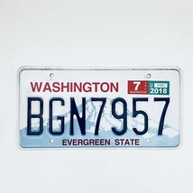 2018 United States Washington Evergreen Passenger License Plate BGN7957 - £14.78 GBP