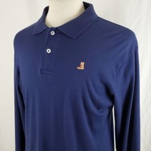 Vintage LL Bean Long Sleeve Polo Shirt Adult Medium Cotton Embroidered B... - $23.99