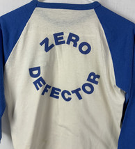 Vintage MMTC T Shirt Single Stitch Raglan Zero Defector Men’s Small USA 70s 80s - £39.22 GBP
