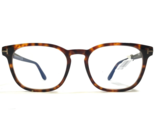 Tom Ford Eyeglasses Frames TF5868-B ECO 052 Brown Tortoise Square 53-18-145 - $186.78