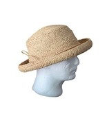Women&#39;s Sun Hat Dorfman Pacific Headwear Natural Fiber Straw Excellent C... - $365.56 MXN