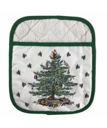 Spode Christmas Tree 8.25 x 9.25 inch Oven Pot Holder Holiday Decor Cott... - £4.61 GBP