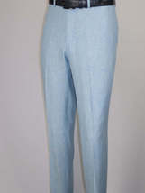 Men's ENZO Linen Spring Summer Suit Light Weight Breathable E58302-9 Light Blue image 11