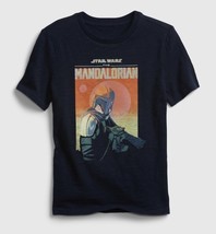 Gap Kids Boys&#39; Star Wars Mandalorian Magic Print T-Shirt Tee Shirt Sz Sm... - $19.79