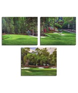 Amen Corner 3 Canvas Frames Augusta National Golf Holes 11 12 13 Azalea ... - $41.60 CAD+