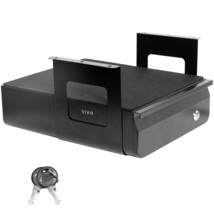 VIVO 13 inch Secure Under Desk Mounted Pull-Out Drawer for Office Desk, Lockable - £93.56 GBP