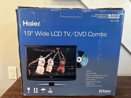 New Haier Model HLC19R LCD TV DVD Combo Video Gaming Games Television Re... - $186.89