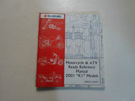 2001 Suzuki Motorcycle &amp; ATV Ready Reference Manual K1 Models FACTORY OEM 01 - £11.64 GBP