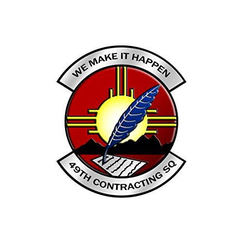 49th Contracting Squadron Patch - Wall Decal - Variety of Sizes Available - $4.00