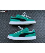 Puma Green Suede Classic Youth Lace Up Casual Trainers 352634 50 Size 4.... - £38.93 GBP