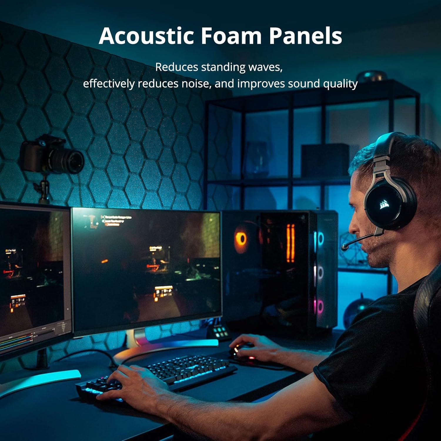 Acoustic Panels Sound Absorbing Acoustic Panel Noise Cancelling Wall ...