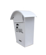 Key Lock Wall Mount MailBox Drop Box Parcel Cash Money Safe Mail Securit... - £37.03 GBP