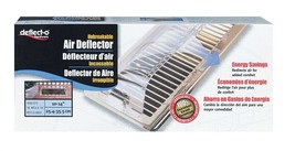 Deflect-O 3&#39;&#39; in. H X 14&#39;&#39; in. W 1-Way Gold Plastic Air Deflector - $9.74
