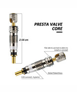 4PCS Bicycle Tubed or Tubeless Bike Inner Stem for Presta Valve Universal - $113.85 MXN