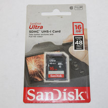 SanDisk Ultra 16GB SDHC UHS-I Class 10 48MB/s Memory Card {1139} - $11.87