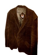 Miller Western Wear Corduroy Mens Blazer 50T Brown Stockman Elbow Patche... - $239.93 CAD