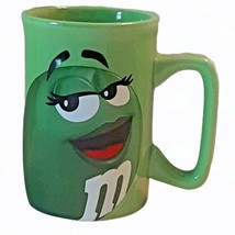 M&amp;M&#39;s Green Lady Mug Mars Licensed 3D Coffee Cup Mug Collectible Lips - £15.67 GBP