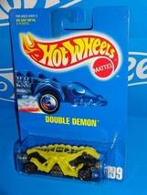 Hot Wheels Early 1990s Mainline #199 Double Demon Yellow w/ UHs - £1.98 GBP