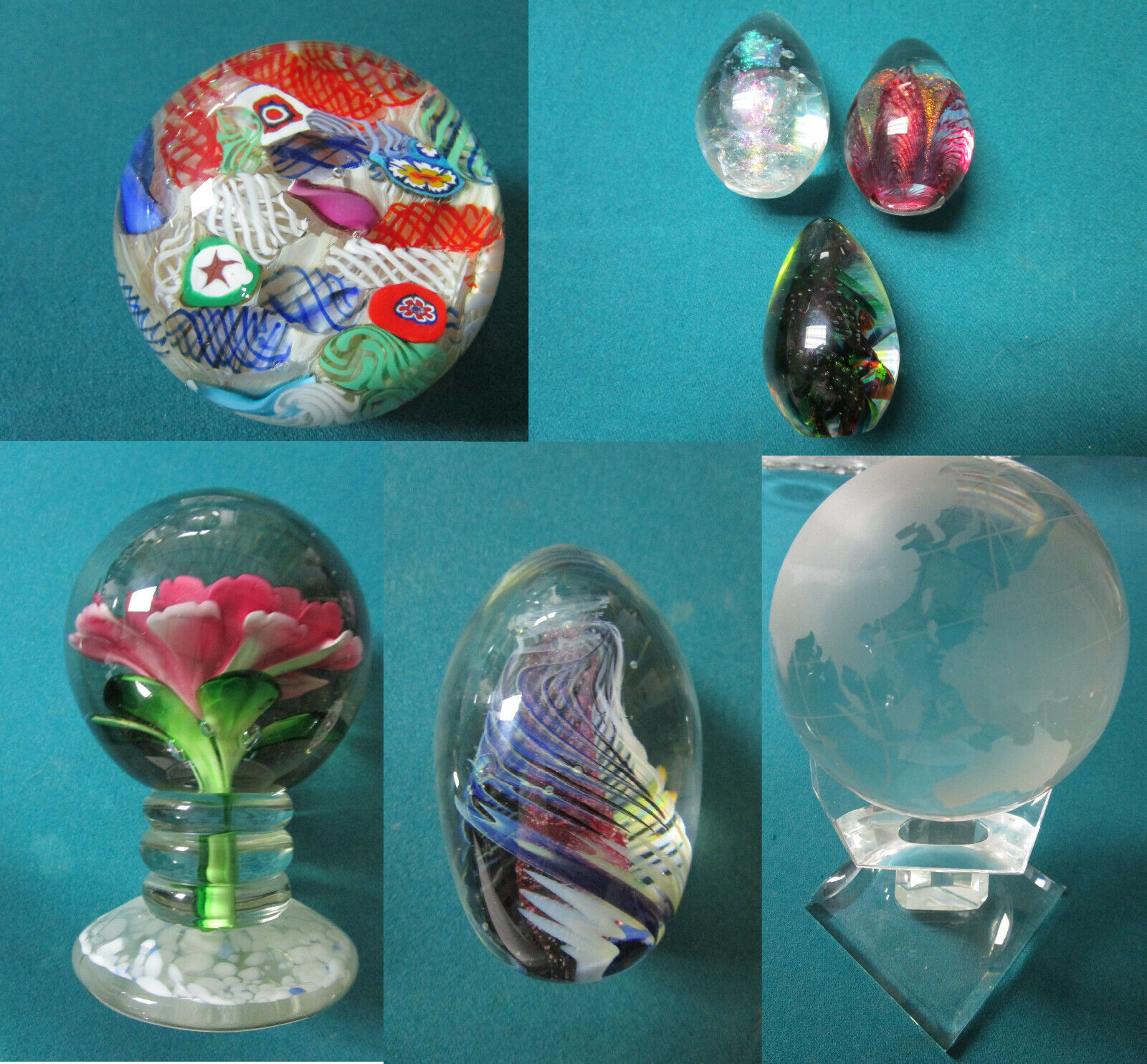 Star City, West Virginia, Gentile party, Lite Pedestal Paperweights, Pic... - $44.55+