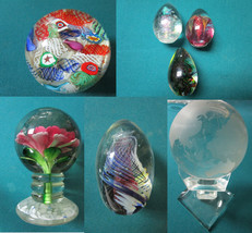 Star City West Virginia Gentile Party Lite Pedestal Paperweights Pick One - £36.38 GBP+