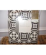 Rose Tree Dylan Medallion chocolate brown ivory Tailored Valance  - $28.75