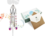 Memorial Wind Chimes for Outside,Decorative Wind Chime with Wind Spinner... - $20.88