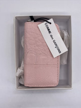 COMME DES GARÇONS Pink Animal Print Patchwork Mini Wallet Coin Purse - $65.33