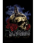 Scorpions Poster Flag Skull And Roses - $24.67 CAD