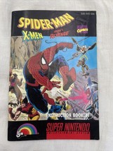 Spider-Man X-Men Arcade&#39;s Revenge Nintendo Manual Only Instruction Bookl... - £8.14 GBP