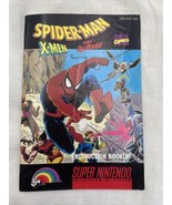Spider-Man X-Men Arcade&#39;s Revenge Nintendo Manual Only Instruction Bookl... - £8.16 GBP