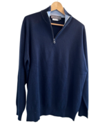 $1350 Salvatore Ferragamo Men&#39;s Blue Long Sleeve 80% Cashmere Sweater  X... - €243,09 EUR