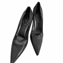 RETRO Prada Calzature Donna NIB Stiletto heels black Perf Size 37.5/7.5 ... - $6,672.36 MXN