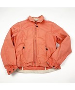 L.L. Bean Womens Full Zip Basic Jacket Coral Pink Size S Long Sleeve Pocket - $211.65 MXN