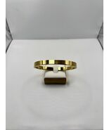 Simple Gold Stainless Steel Bangle Bracelet - $18.99