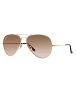 Ray Ban Aviator RB3025 001/51 58mm Sunglasses Gold With Brown Lens - $79.50