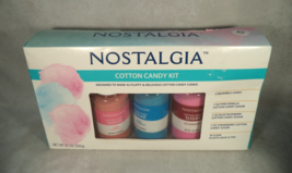 Nostalgia Flossing Sugar Cotton Candy Kit FSCC8  Make Cotton Candy Cones - $23.71