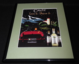 2015 Cavit Pinot Grigio Noir Wine 11x14 Framed ORIGINAL Advertisement  - $34.64