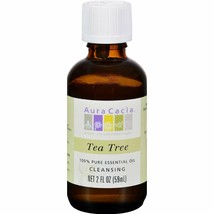 Aura Cacia 100% Pure Essential Oil Tea Tree - 2 fl oz - £18.45 GBP
