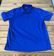 Nike Golf Men’s Short Sleeve Polo Shirt Size XL Blue A10 - £15.69 GBP