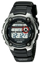 Casio - WV200A-1AV - Men&#39;s Waveceptor Atomic Watch - Black Band - £39.58 GBP